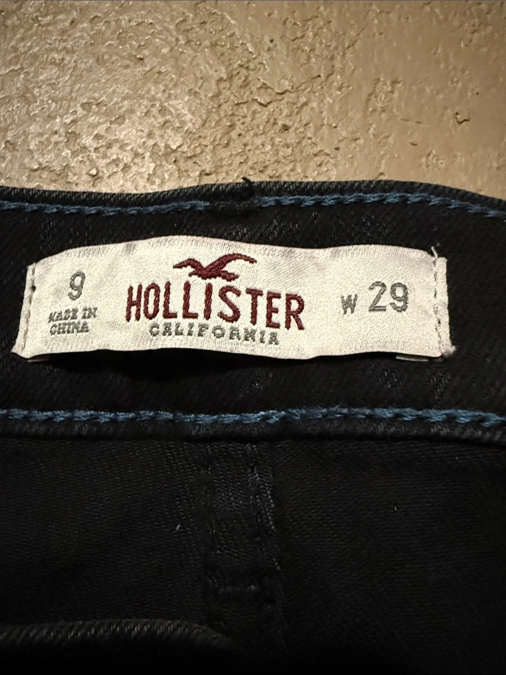 Hollister Black Denim Cutoff Shorts